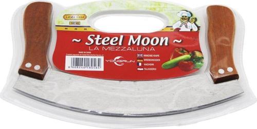 STEEL MOON ÇİFT AHŞAP SAPLI ZIRH BIÇAK KESİCİ - DOĞRAYICI 24 x 14 x 1,5 cm  GO5060Gok222681