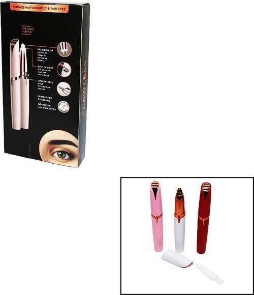 FLAWLBSS K-1 PİLLİ KALEM MODELİ KAŞ BURUN YANAK KIL - TÜY ALMA MAKİNESİ  GO50606521690