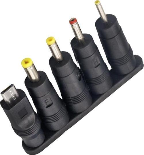YERLİ ÜRETİM ÇOKLU YEDEK ADAPTÖR UÇ ÇEVİRİCİ (2.5x0.7MM- 4.8x1.7MM- 3.0X1.1MM-4.0X1.7MM- MICRO USB)  GO50609861650