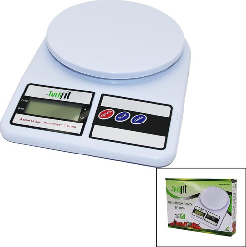 DİJİTAL MUTFAK TERAZİSİ TARTI 10KG TF-1010 GO50601508960