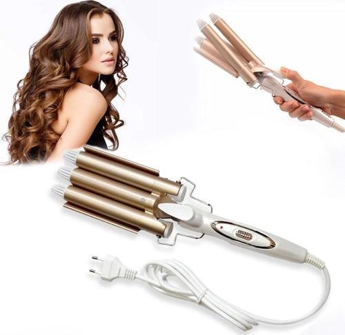 Wag Su Dalgası Saç Maşası 220 Derece 25 Mm Kalın Bukle  GO50606663980