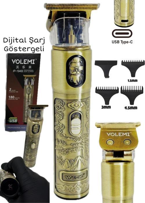 Dijital Göstergeli Saç Sakal Tıraş Makinesi - Sıfıra Yakın - IP-1949  GO506040EP6-111352