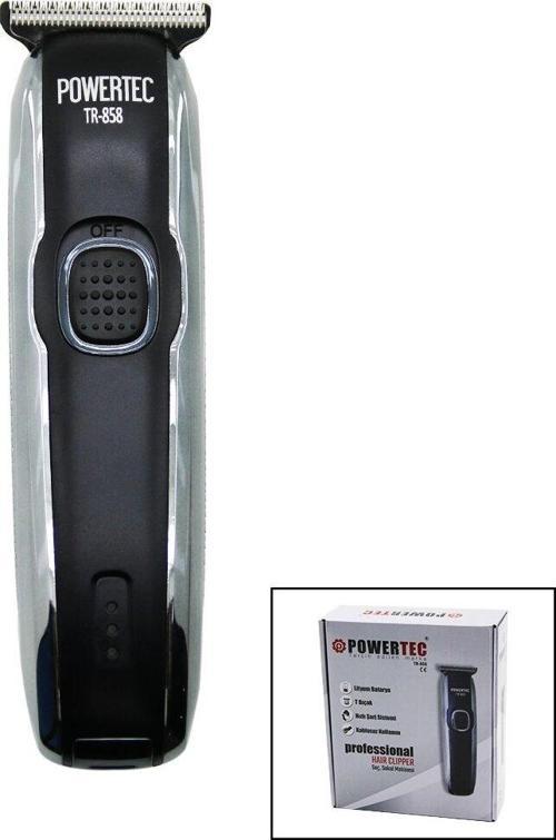 SAÇ SAKAL ENSE ÇİZİM TRAŞ MAKİNESİ  HIZLI USB ŞARJLI - ŞARJ GÖSTERGELİ - T BIÇAK - KROM KAPLAMA GÖVDE TR-858C  GO5060Gok110420