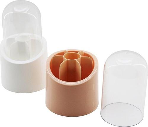 ELİS 7 BÖLMELİ KAPSÜL ORGANİZER PLASTİK HAZNE - KRİSTAL MİKA FANUS KAPAK  GO5060Gok150968