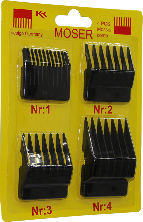 MOSER 4 PARÇA  MAKİNE TARAK SET  GO50606466010