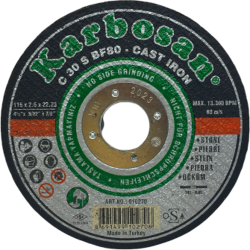 MERMER KESİCİ DİSK 115MMX2.5X22  GO50607272010