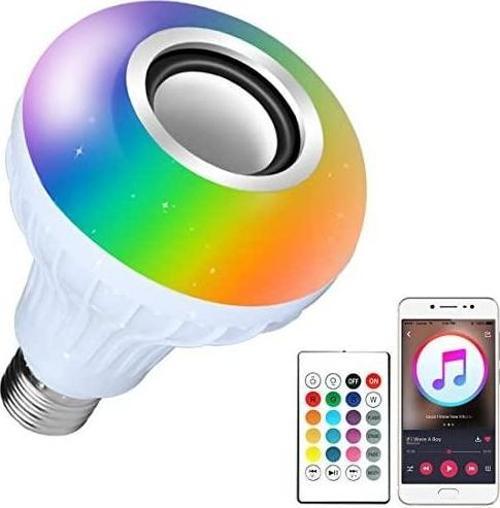 Bluetooth Hoparlör Akıllı Led Ampul Lamba  GO50604532290