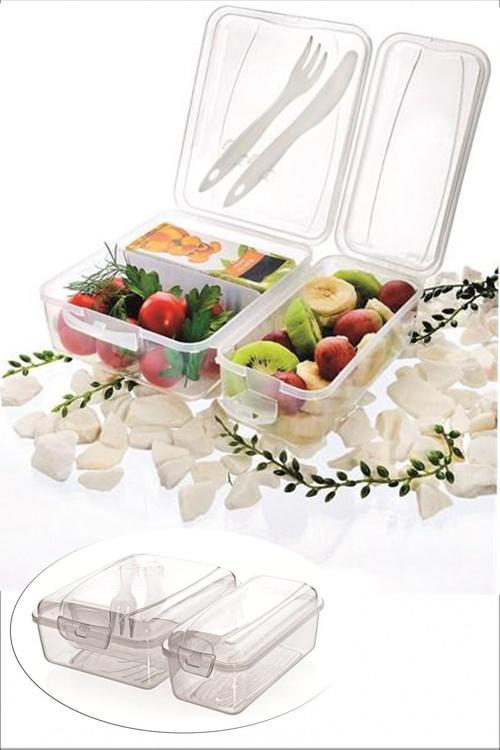 Takeaway Ergonomik Asorti Çatal Bıçaklı Pratik Yoğurt Saklama Kabı  GO50609806760