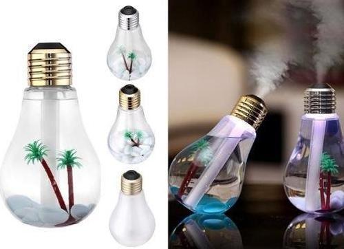 Hava Nemlendirici Ampul Görünümlü Hazneli Buhar Makinesi 400 ml.  GO50608265090