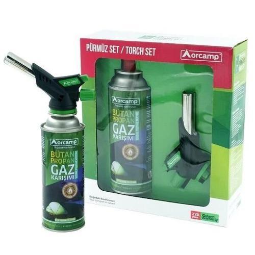 Turbo Torch Pürmüz Çakmak ve Kartuş Set  GO50602515470