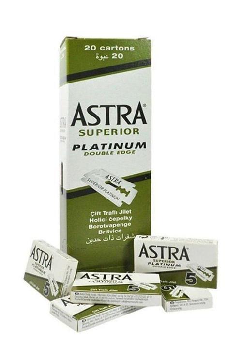 ASTRA JİLET YEŞİL 1 KUTU İÇİNDE 20 KÜÇÜK PAKET VE HER PAKETTE 5 JİLET VAR -  TOPLAM 100 JİLET  GO5060Gok150106