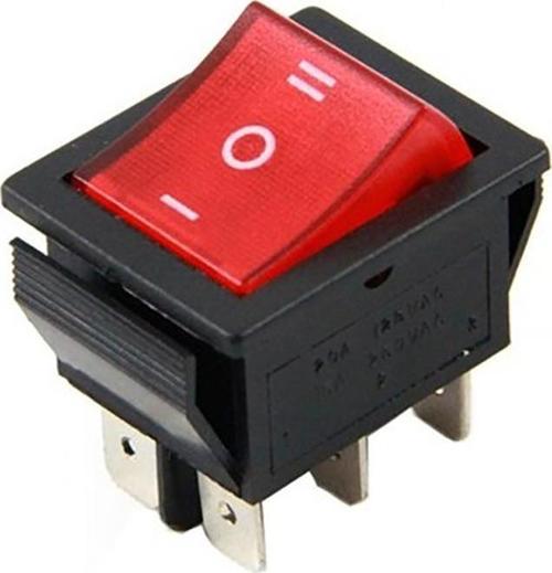 TEKLİ SOBA ANAHTARI GENİŞ IŞIKLI 6 PİN ON-OFF IC-105  GO50607442330