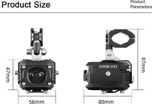 Future Eyes F150 Motosiklet Sis Farı Takım 60w