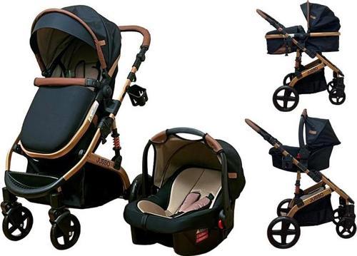 Pro Max Travel Sistem Bebek Arabası-Gold Siyah