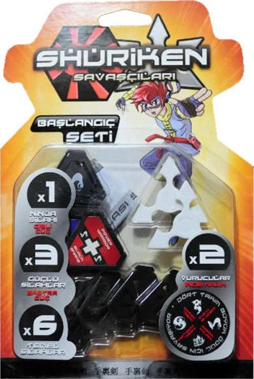 Oyuncak Kara Yılan Shuriken Savaşçıları Başlangıç Seti Orijinal Lisanslı