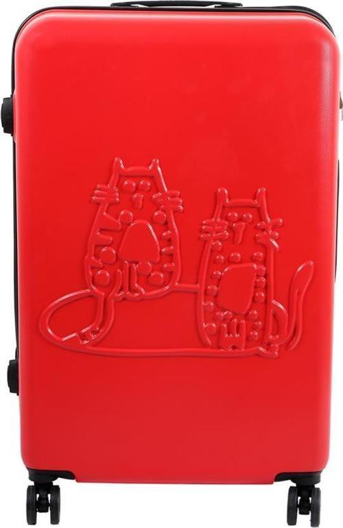 Cats Kırmız Büyük Boy 28" Valiz
