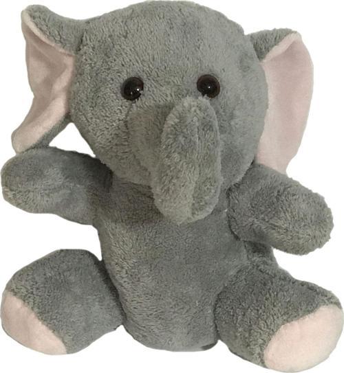 Pembe Kulaklı Hortumlu Peluş Fil 25 Cm Pelüş Oyuncak Süper Kalite