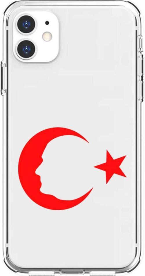 Zeynoiletişim Apple İphone 11 Uyumlu Türk Bayrağı Ve Atatürk  Desenli Silikon Kılıf