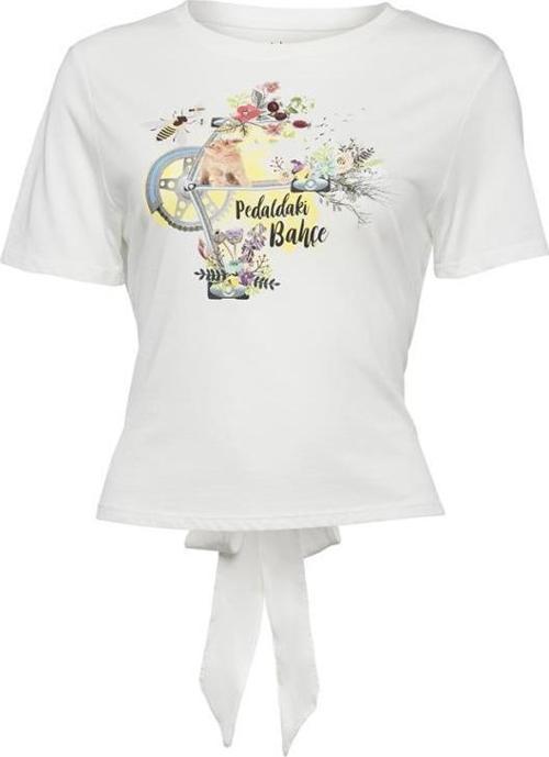 Nature Pedaldaki Bahçe Kadın T-shirt-S
