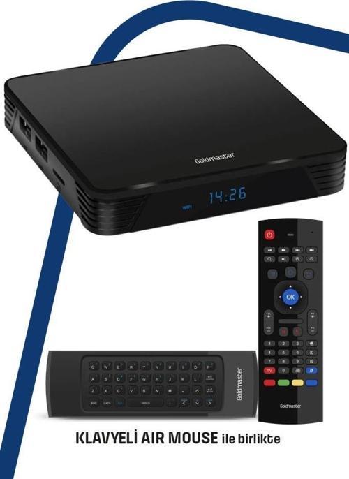 Netta 3 Android 4k Ultra Hd Media Player Oynatıcı Akıllı Kumanda Klavyeli Air Mouse Özellikli Tv Box