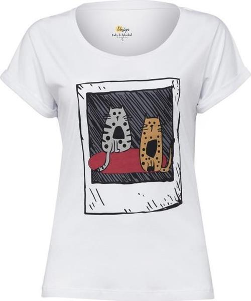 Kedi Fotoğraf T-Shirt-S