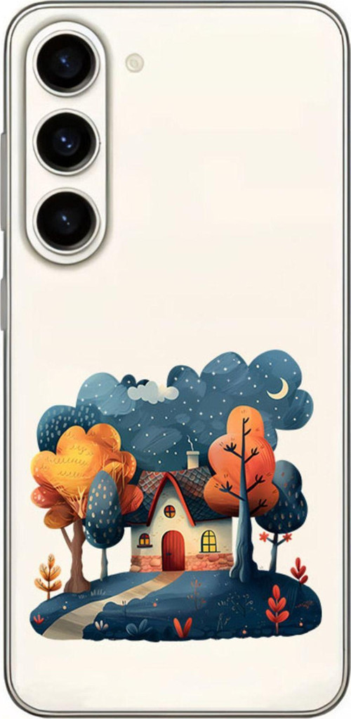 Zeynoiletişim Samsungs23 Uyumlu Sıcak Ev Desenli Silikon Kılıf