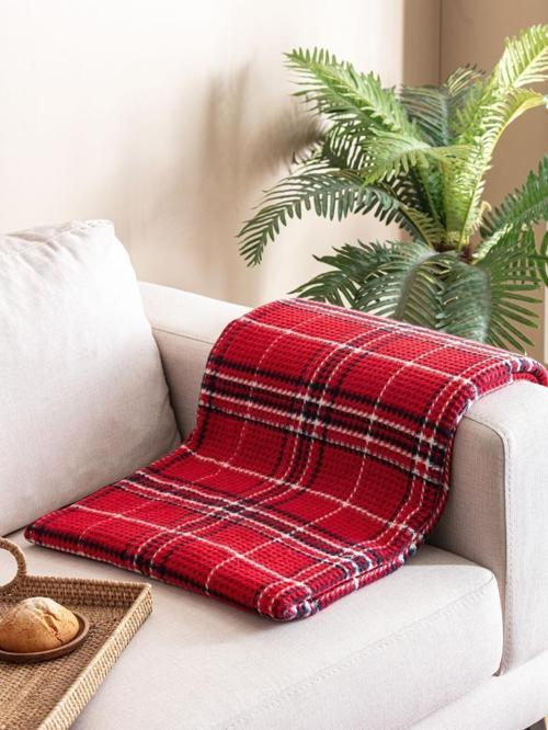 Scotch Çift Kişilik Battaniye 180 x 220 Kırmızı