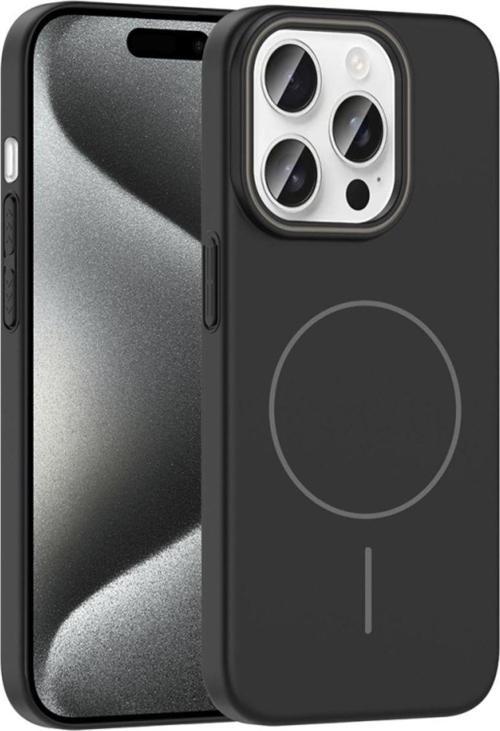Apple İphone 15 Pro Kılıf Magsafe Şarj Özellikli Ruby Silikon Kapak