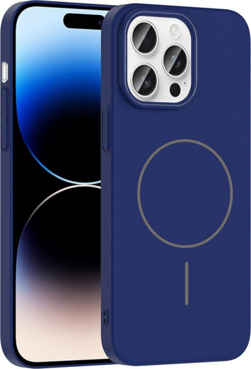 Apple İphone 14 Pro Max Kılıf Magsafe Şarj Özellikli Ruby Silikon Kapak