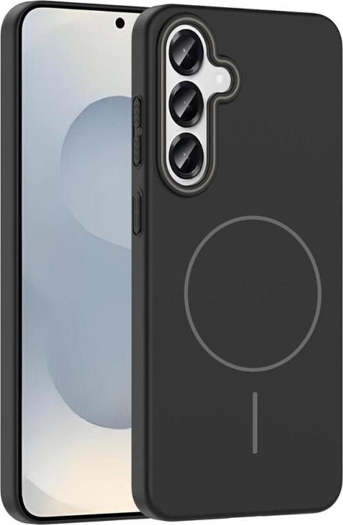 Samsung Galaxy S25 Kılıf Magsafe Şarj Özellikli Ruby Silikon Kapak