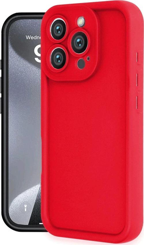 Apple İphone 16 Pro Max Kılıf Viera Silikon Kapak + Ekran Koruma + Kablo Koruma