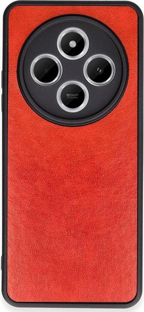 Xiaomi Redmi 14C Kılıf Aras Deri Görünümlü Kapak + Ekran Koruma + Kablo Koruma