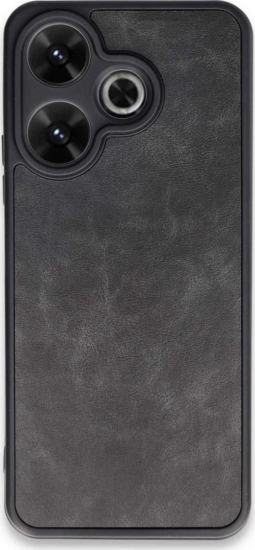 Xiaomi Redmi 13 4G Kılıf Aras Deri Görünümlü Kapak + Ekran Koruma + Kablo Koruma