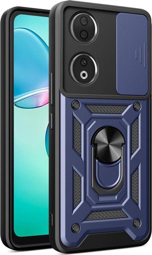 Honor 90 Kılıf Magnetik Standlı Kamera Korumalı Sürgülü Vega Kapak