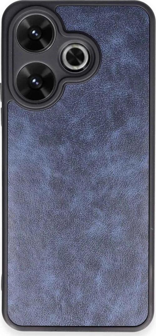 Xiaomi Redmi 13 4G Kılıf Aras Deri Görünümlü Kapak + Ekran Koruma + Kablo Koruma