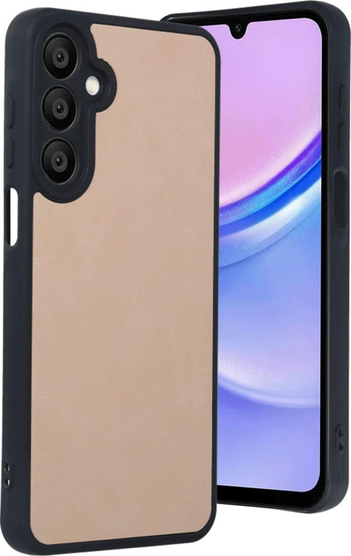 Samsung Galaxy A16 5G Kılıf Aras Deri Görünümlü Kapak + Ekran Koruma + Kablo Koruma