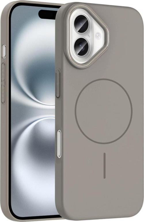 Apple İphone 16 Kılıf Magsafe Şarj Özellikli Ruby Silikon Kapak