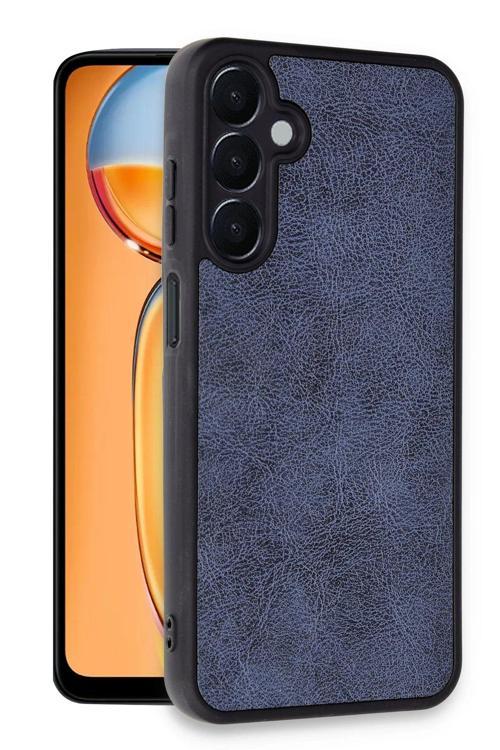 Samsung Galaxy A56 Kılıf Aras Deri Görünümlü Kapak + Ekran Koruma + Kablo Koruma