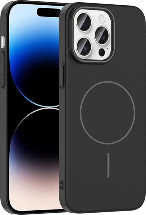 Apple İphone 14 Pro Max Kılıf Magsafe Şarj Özellikli Ruby Silikon Kapak