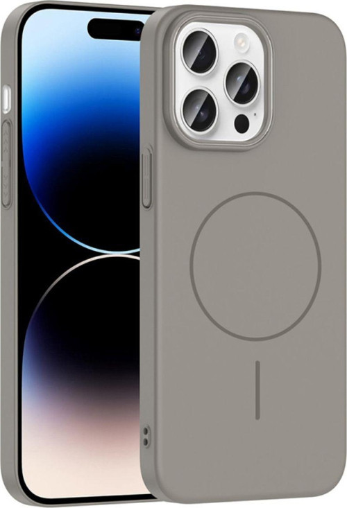 Apple İphone 14 Pro Max Kılıf Magsafe Şarj Özellikli Ruby Silikon Kapak