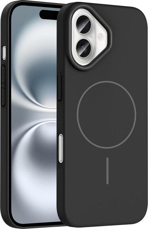 Apple İphone 16 Kılıf Magsafe Şarj Özellikli Ruby Silikon Kapak