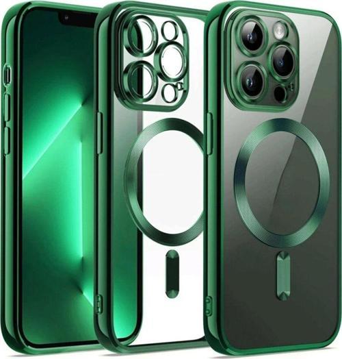 Apple İphone 12 Pro Kılıf Kross Magneticsafe Kapak + Ekran Koruma + Kablo Koruma