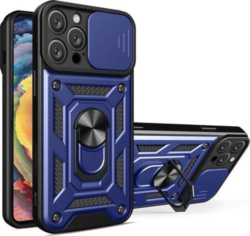 Anka Cep Apple İphone 16 Pro Kılıf Pars Lens Yüzüklü Silikon Magnetik Standlı Kamera Korumalı Kapak