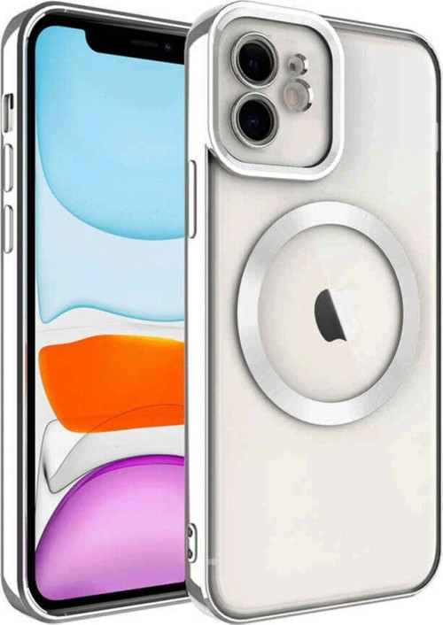 Apple İphone 12 Kılıf Kross Magneticsafe Kapak + Ekran Koruma + Kablo Koruma