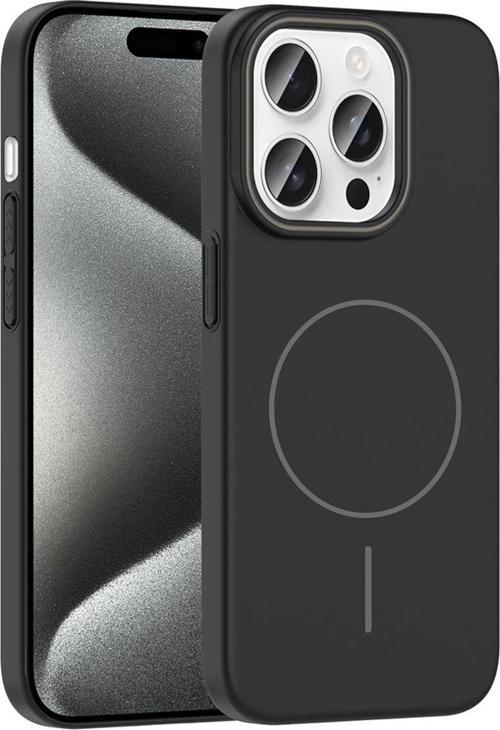 Apple İphone 15 Pro Max Kılıf Magsafe Şarj Özellikli Ruby Silikon Kapak