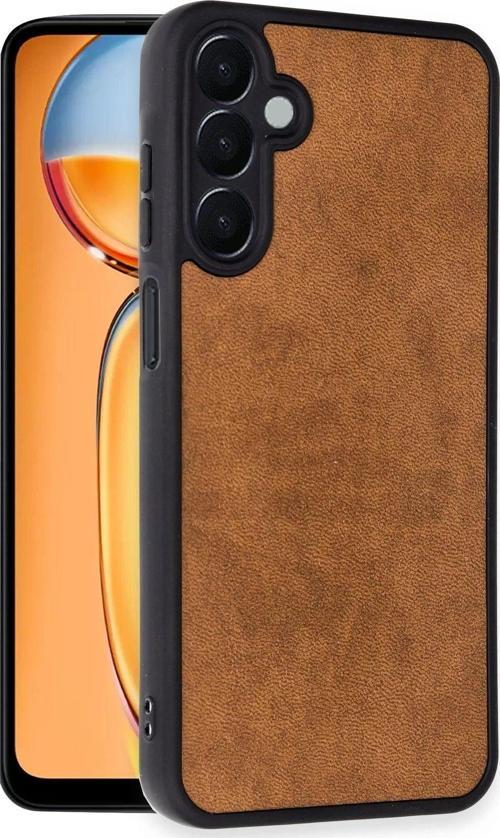 Samsung Galaxy A56 Kılıf Aras Deri Görünümlü Kapak + Ekran Koruma + Kablo Koruma