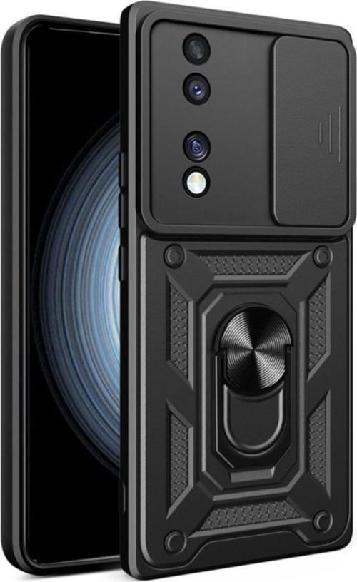 Honor 70 Kılıf Magnetik Standlı Kamera Korumalı Sürgülü Vega Kapak