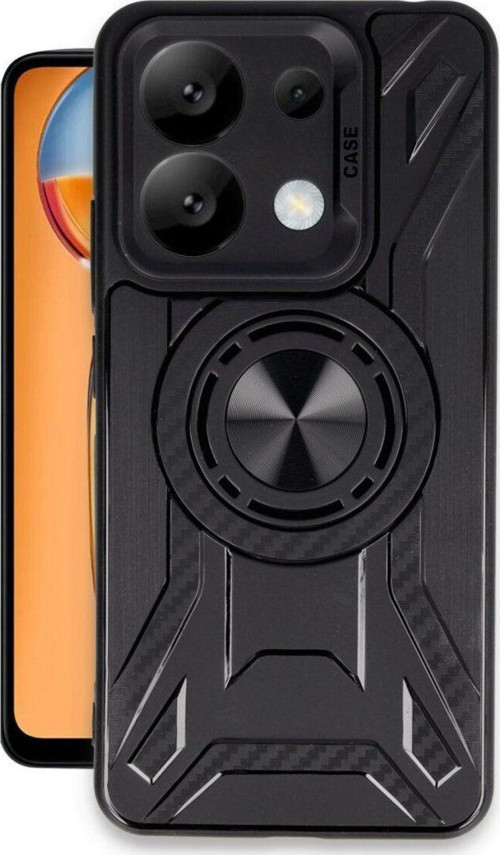 Anka Cep Xiaomi Redmi Note 13 4G Uyumlu Kılıf Lincoln Kamera Korumalı Silikon Kapak + Ekran Koruma