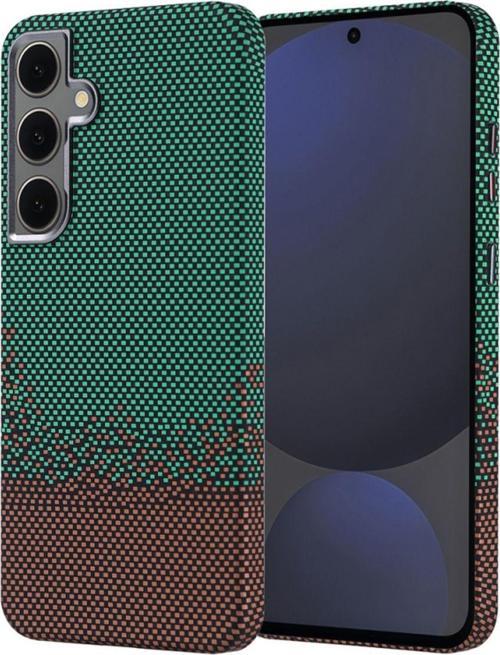 Samsung Galaxy S24 Fe Kılıf Magsafe Şarj Özellikli Karbon Fiber Görünümlü Nekst Kapak