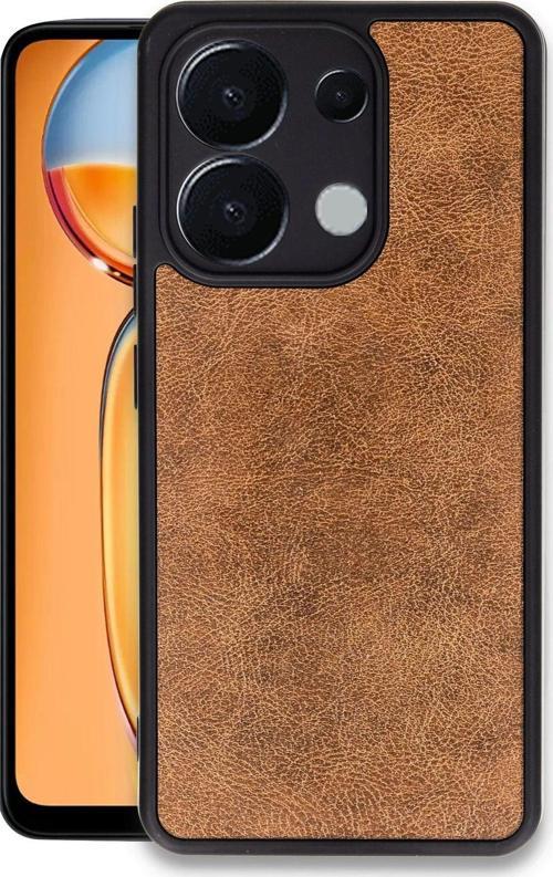 Anka Cep Xiaomi Redmi Note 13 Pro 4G Kılıf Aras Deri Görünümlü Kapak + Ekran Koruma + Kablo Koruma